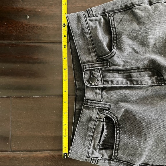 Unif Gray Straight Leg Denim Jeans 100% Cotton Size 25 - Picture 5 of 11